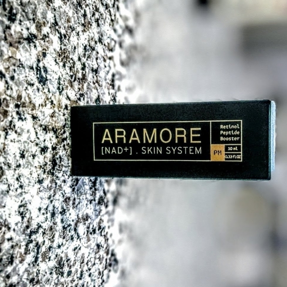 Aramore NAD+ Skin System Retinol Peptide Boosting Serum